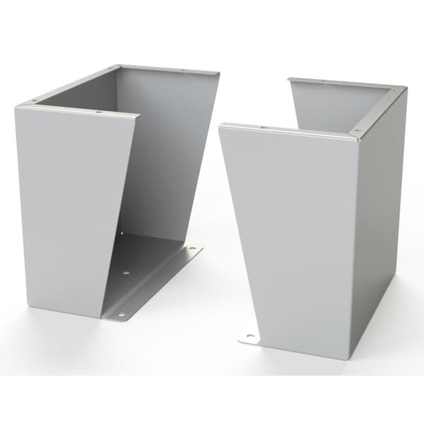 Floor Stand Kit, 15 in. H x 16 in. W x 9.12 in. L, Carbon Steel, 1 PR